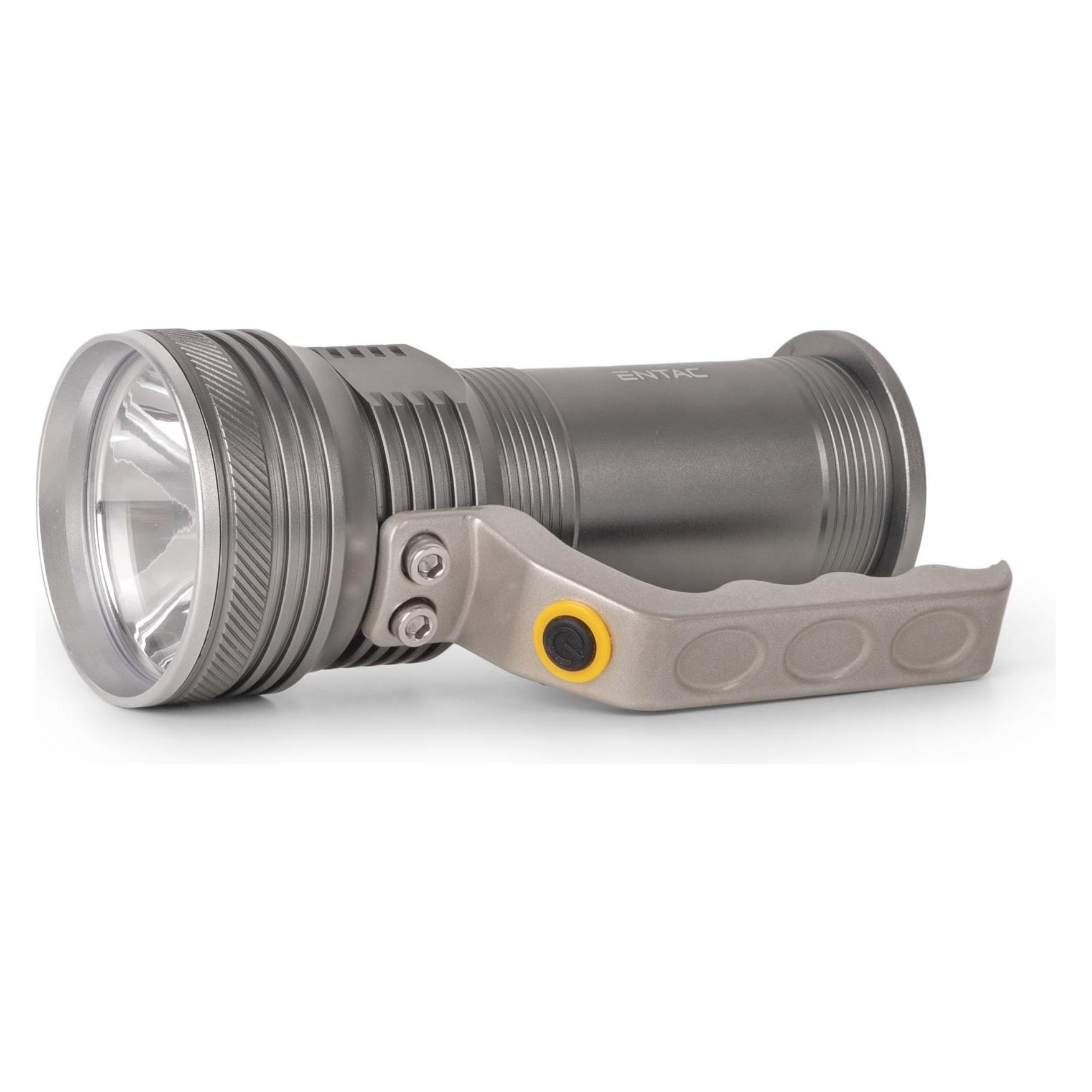 Mactronic Entac Taschenlampe 5W T6 Alu 2x18650 inkl. Wandladegerät (400 lm) (EFL-5W-T6-ALU)
