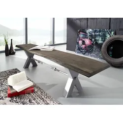 Bank Akazie 180x38x46 grau lackiert IRON LABEL #141