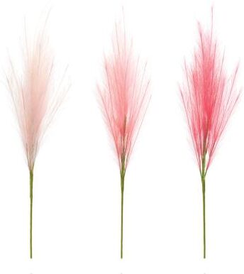 Assorted Pink Plume Spray (Set of 3) by Melrose in Pink/green