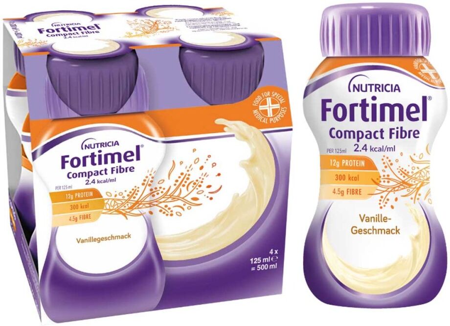 Fortimel Compact Fibre Vanille 4X125ml