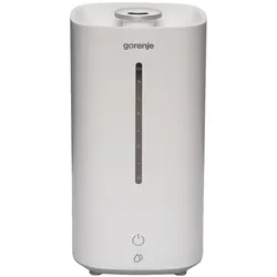Gorenje Luftbefeuchter H45W 23 W, Vanduo Tankinhalt 4,5 L, Geeignet für Räume ab 20 m2, Ultraschalltechnolog, Luftbefeuchter, Weiss