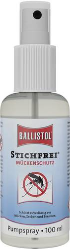Ballistol Stichfrei 26800 Insektenschutz-Spray Abwehrstoff 100ml