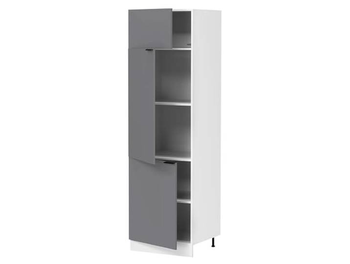 VCM Keukenkast breedte 60 cm hoge kast Keukenmeubels Fasola Keukenkast breedte 60 cm hoge kast Keukenmeubels Fasola Wit/Antraciet