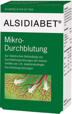 Alsitan GmbH ALSIDIABET Diabetiker Mikro Durchblutung Kapseln 56,7 g 03727671