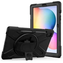 eSTUFF Wombat Defender Case for (Samsung Galaxy Tab S6 Lite), Tablet Hülle, Schwarz