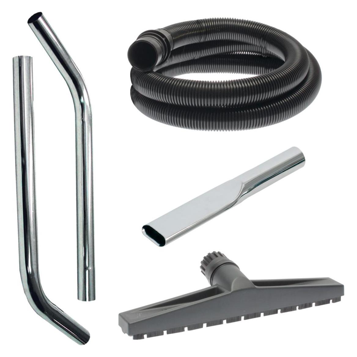 Cleancraft Staubsauger Zubehörset Schlauch- und Düsensatz antistatisch, 4,5 m Ø 38 mm (7013613)