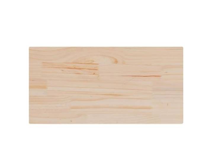 Favemtsl Tischplatte 4er Set 90x45x1,7 cm Massivholz Kiefer Unbehandelt Vier rechteckige Holzplatten aus naturbelassener Kiefer zur Erneuerung von Esstischen in Küche, Esszimmer oder Gastronomie.
