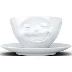 fiftyeight Kaffeetasse Lachend weiß