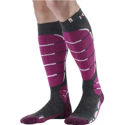Monnet, Unisex, Sportsocken, Mi-Bas Ski Light (35 - 36), Rosa, Pink