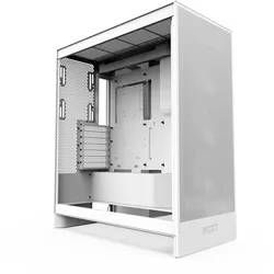 NZXT H7 Flow White (2024) Midi Tower ATX Gaming Gehäuse weiß mit Glasfenster