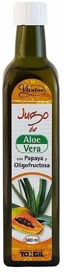 Tongil Vitaloe Sumo de Aloe Vera com Papaia e Oligofructose 500 ml