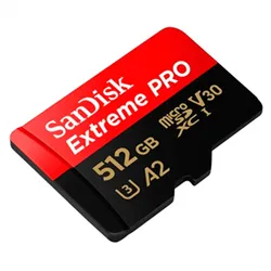 SanDisk microSDXC Karte – mit SD Slot Adapter für Smartphones und andere Geräte, Extreme PRO Serie, 512 GB