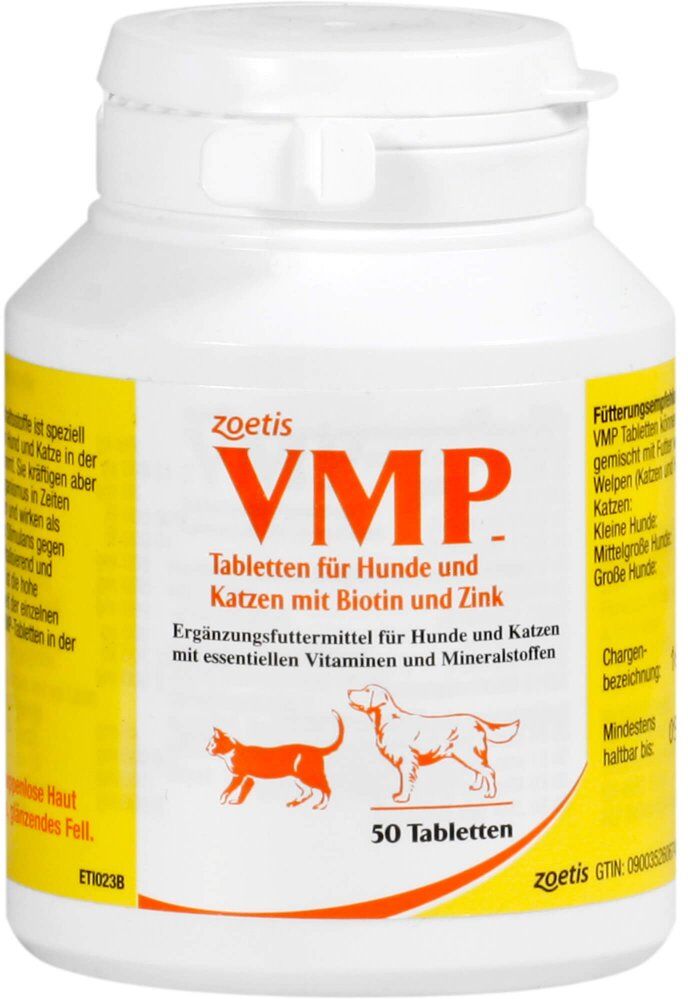 VMP Tabletten Ergänzungsfuttermittel für Hund und Katze