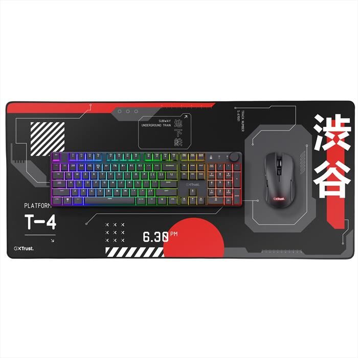 Trust Tappetino Per Mouse Gaming Xxl Gxt759-japan Black
