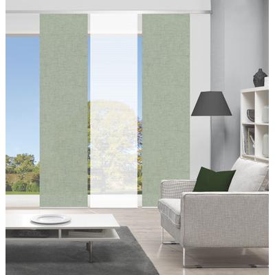 Schiebegardine VISION S "PIVE 3er SET" Gr. 1, grün, B:60cm H:260cm, Polyester, Gardinen, Schiebevorhang Digidruck 3er Set PIVE