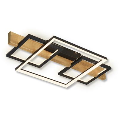 BRILONER LEUCHTEN Deckenleuchte "CADRE Deckenleuchte", schwarz, Leuchten, Deckenleuchte