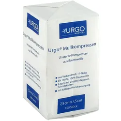 Urgo Mullkompressen 7,5x7,5 cm unsteril