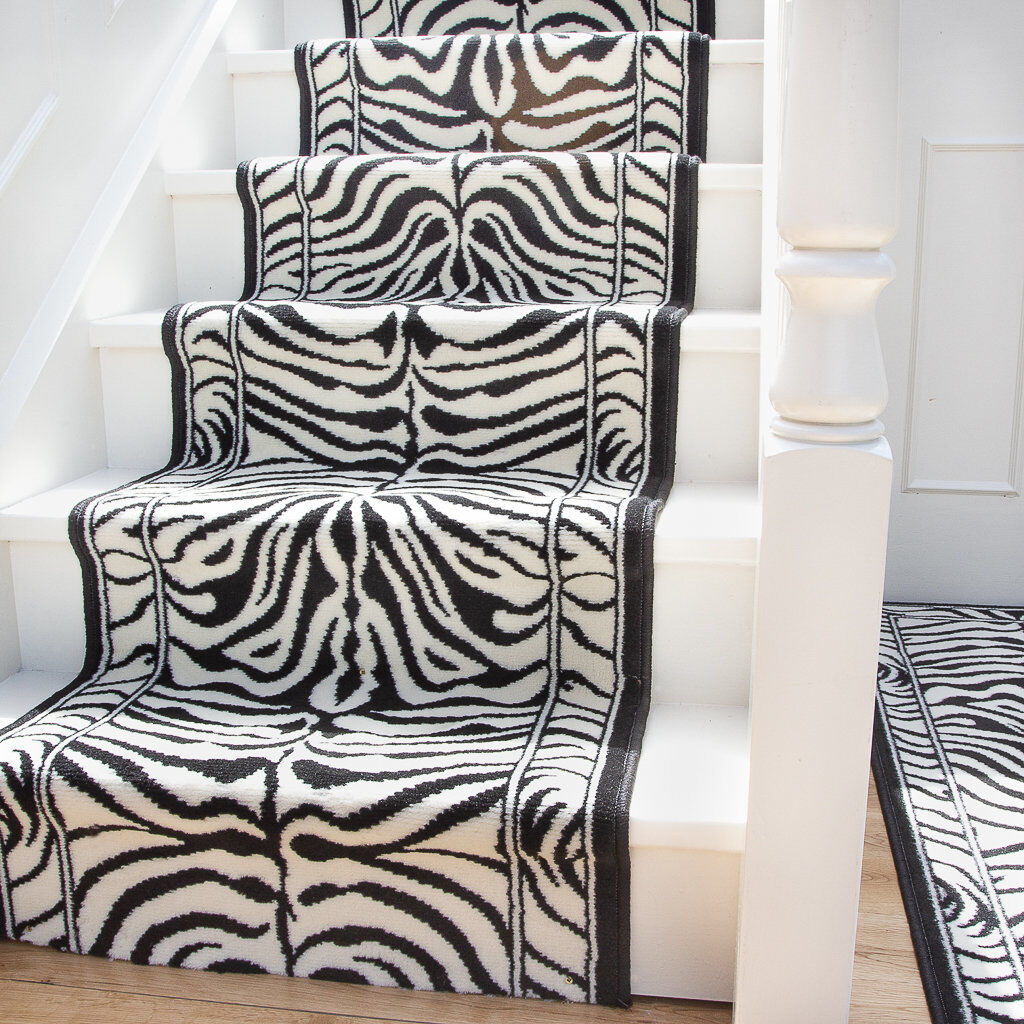 World Menagerie Runner Depew Animal Print Area Rug Black Runner 60 x 579cm