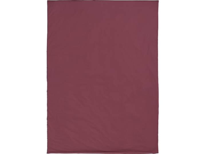 Duvetbezug Kos terra Einfarbig Satin 240 x 240 cm - Duvetbezug