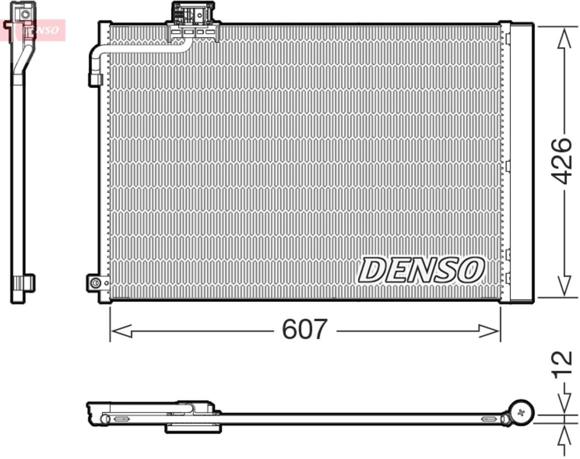 Kondensator, Klimaanlage DENSO DCN17064