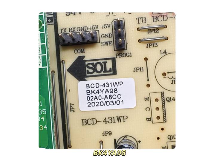 Carte mère pour réfrigérateur Konka, conversion de fréquence électrique intégrée, carte informatique BCD-383WP BK4YB08