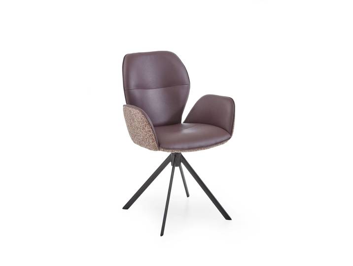Mondo Armlehnenstuhl Kalmia drehbar Aubergine