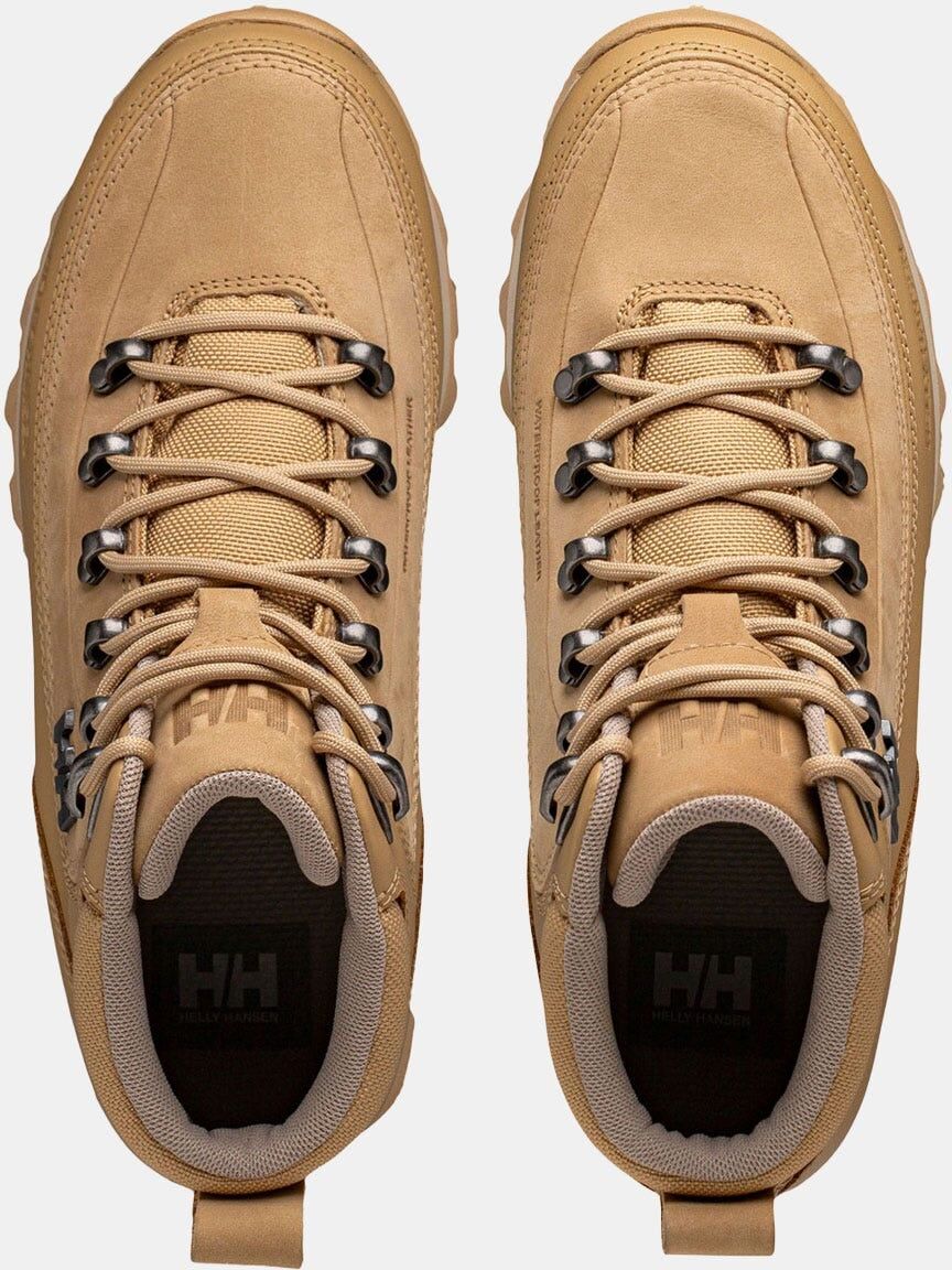 Schnürboots HELLY HANSEN "THE FORESTER PREMIUM", Herren, Gr. 44,5, Synthetik, braun (coffee bean, bushwacker), Leder, Synthetik, Schuhe Schnürboots, wasserdichtes Leder,warm,Winterschuhe coffee bean, bushwacker 44,5, Synthetik