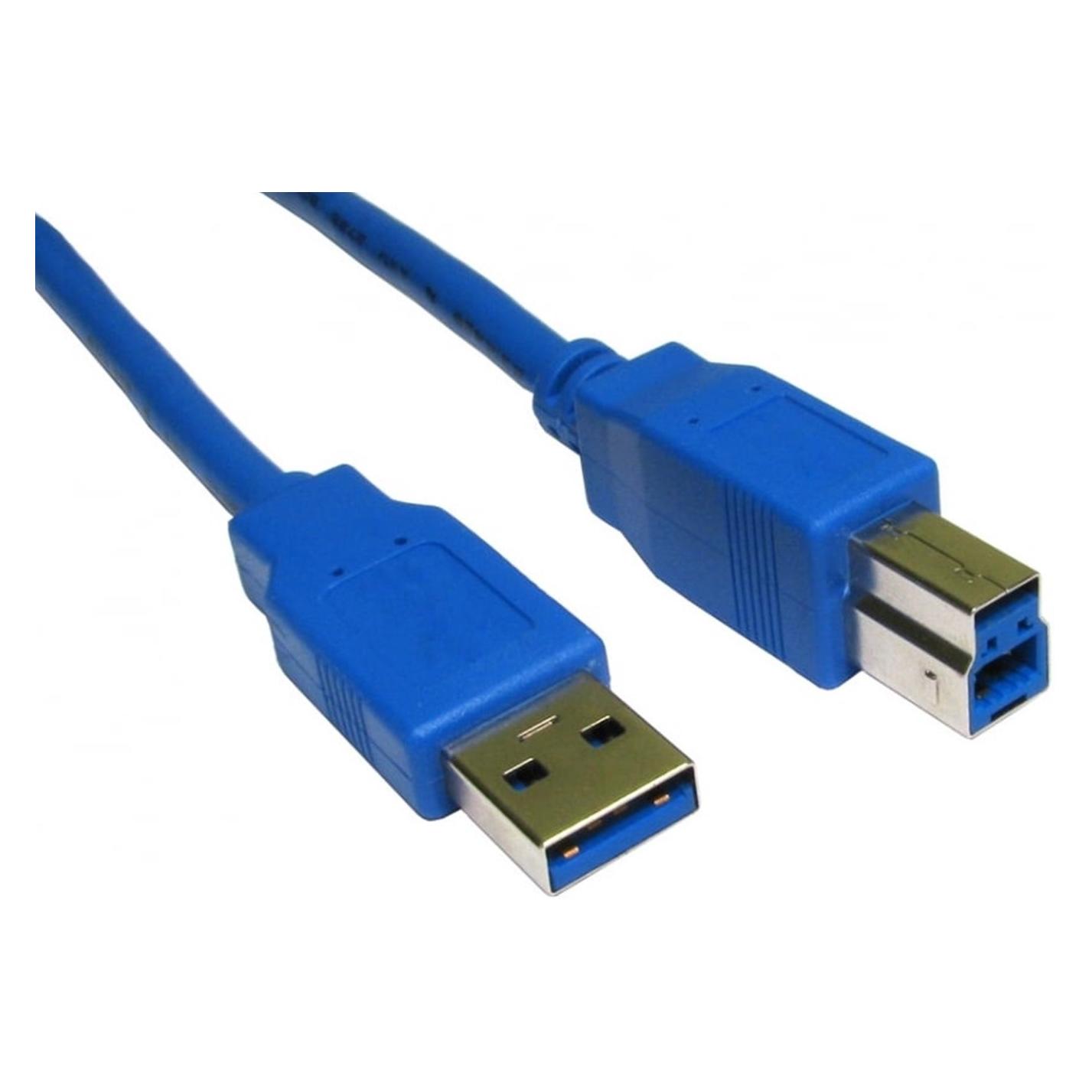 Cables Direct CDL 2MTR USB 3.0 A M - B M BLACK (2 m, USB 3.2 Gen 1) (USB3-802)