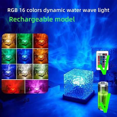 Uplifted Goods Aurora Borealis Projection Lamp For Bedroom And Home Decor ocean Light D