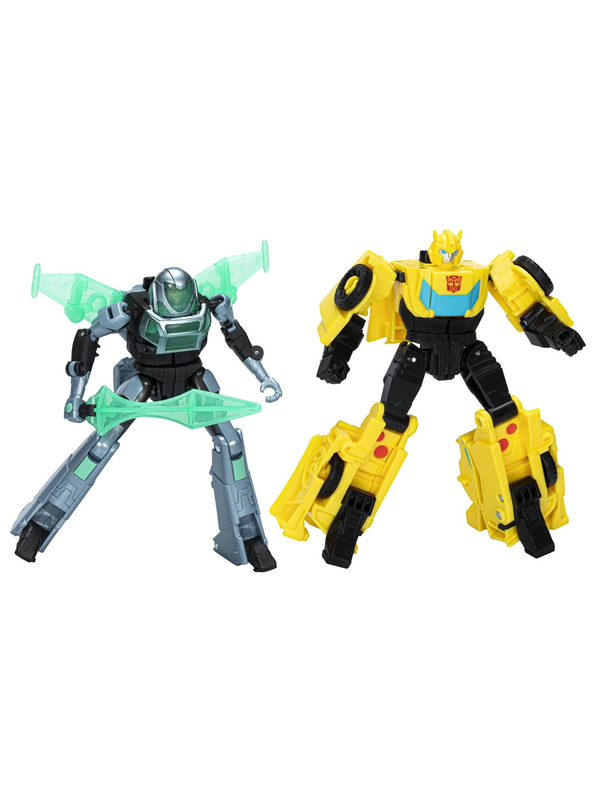 Transformers EarthSpark Cyber-Combiner Bumblebee and Mo Malto Action Figure Set - 2-Pack
