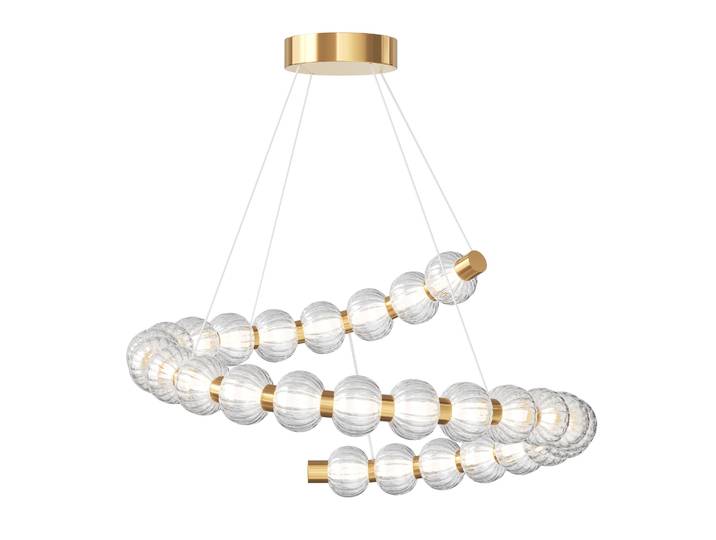 Amulet LED 40W suspension moderne sur tube doré Maytoni