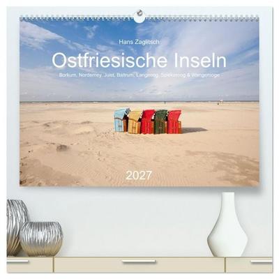 Ostfriesische Inseln (hochwertiger Premium Wandkalender 2027 DIN A2 quer), Kunstdruck in Hochglanz