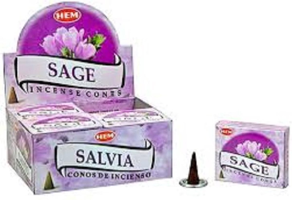 HEM Wierook Kegels Salvia 12 pakjes