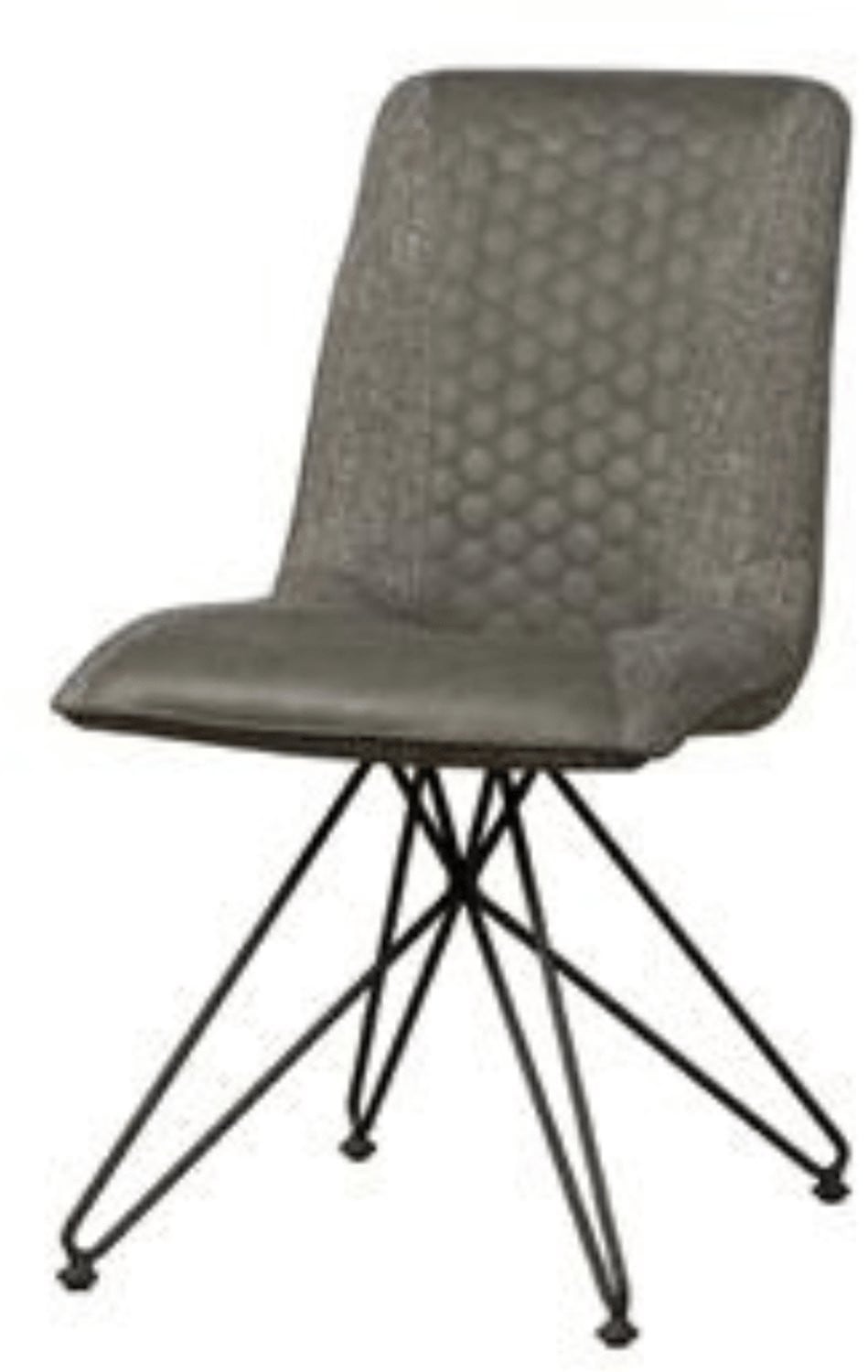 Tower Living Stoel Capri Vintage Grijs + Linen Grijs