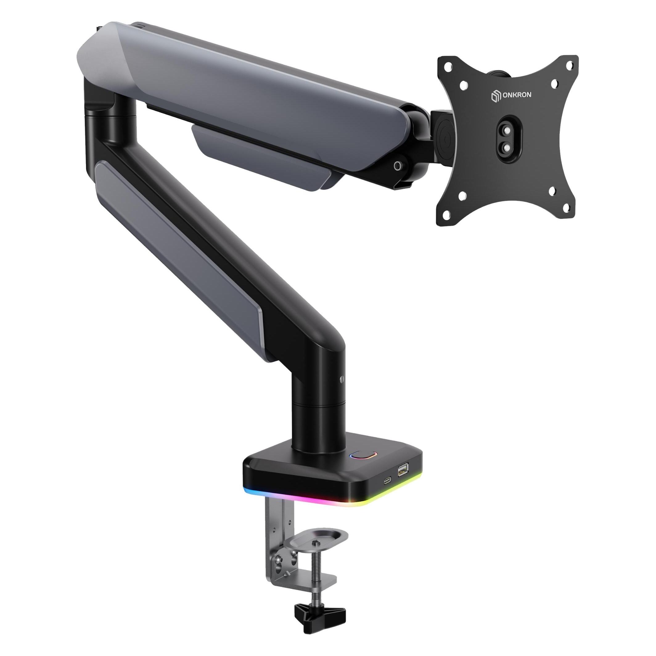 Onkron MONITOR ACC DESK MOUNT/15-42" BLK/WHT G110-BW (Tisch, 42", 15 kg) (G110-BW)