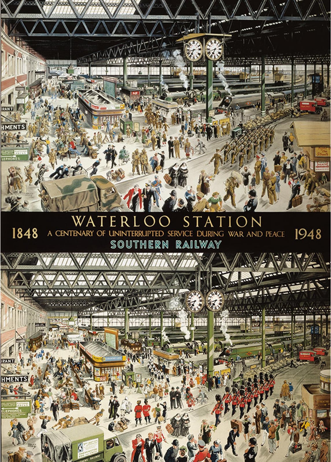 Gibsons Puzzel Waterloo Station 1000 stukjes