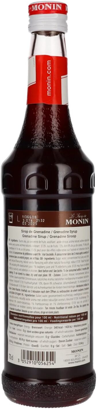 Le Sirop de Monin GRENADINE 0,7l