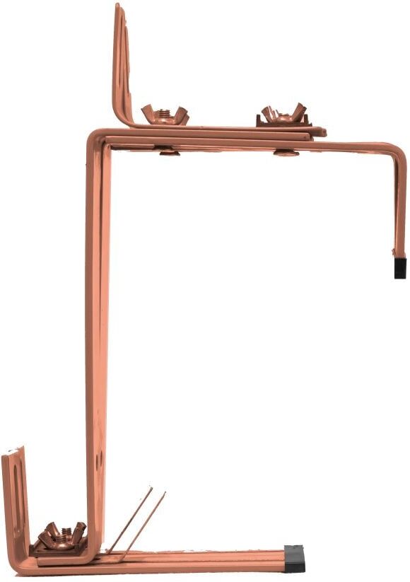 TrendLine Blumenkastenhalter terracotta 3-fach verstellbar