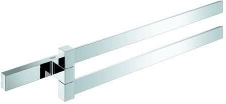 Grohe Selection Cube Doppel-Handtuchhalter 40768000 chrom, 2-armig, schwenkbar, verdeckte Befestigung