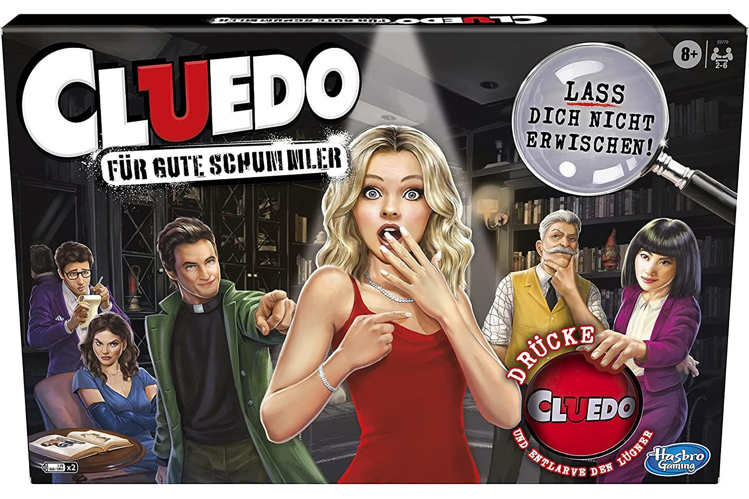 Hasbro Cluedo Bordspel voor begaafde bedriegers