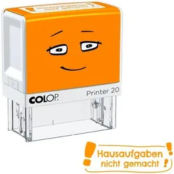 Colop Stempel »NIO School« Hausaufgaben nicht gemacht! orange
