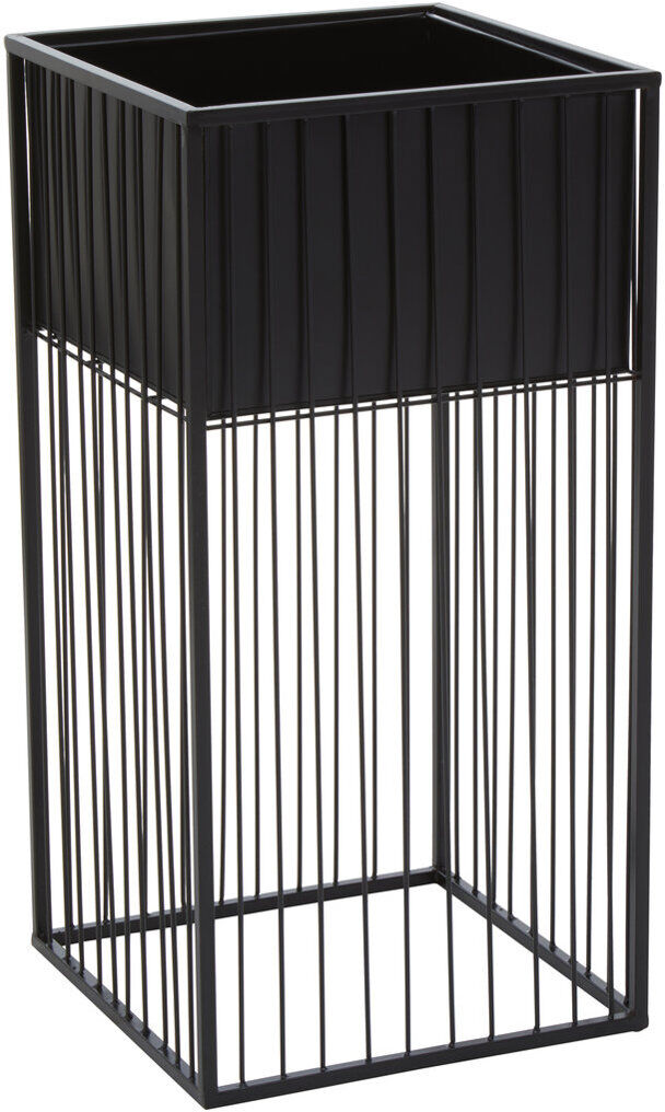Borough Wharf Andriea Pot Planter Black 61cm H X 31cm W X 31cm D;61