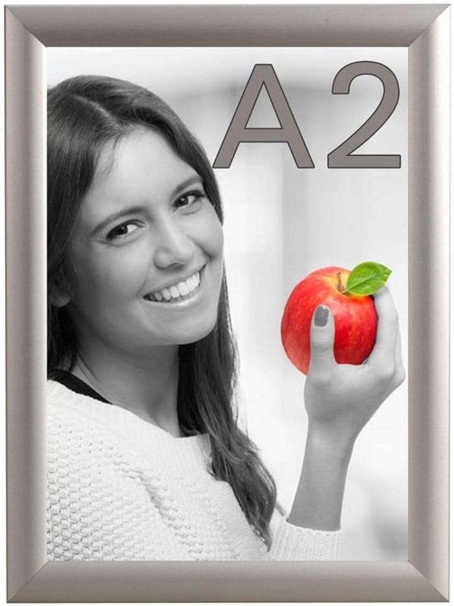 Wissellijst A2 Aluminium Fotolijst of Posterlijst met 25mm Profiel