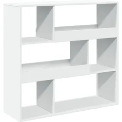 vidaXL Bücherregal/Raumteiler Weiß 100x33x94,5 cm