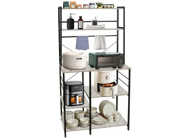 Étagère de cuisine-MENGDA-Étagère de cuisine multifonctionnelle-4 étagères-Étagère de rangement gain de place pour cuisine