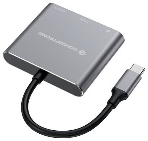 Conceptronic Notebook Dockingstation DONN18G 3-in-1 USB 3.2 Gen 1 Docking St