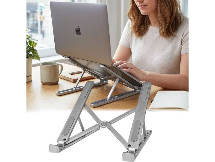 Faltbarer Laptop Ständer bis 17 , leichter Notebook Ständer, Halterung für MacBooks