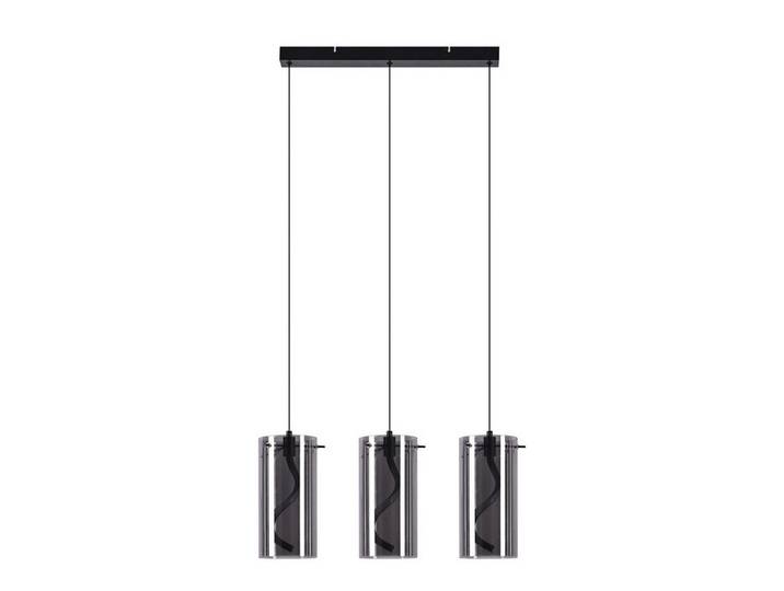 Nettlife LED Pendelleuchte Castro Ⅲ 48/12/150 cm, Schwarz, Metall, LED integrated, 12x150x48 cm, Lampen & Leuchten, LED Beleuchtung, LED-Hängeleuchten