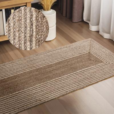 HANSE Home "Juno Line Juteteppich" rechteckig 9 mm Höhe Jute, Shape, Handgemacht, Wohnzimmerteppich, Naturteppich, Wohnzimmer