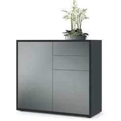 KOMMODE Ben Front in Graphit Seidenmatt